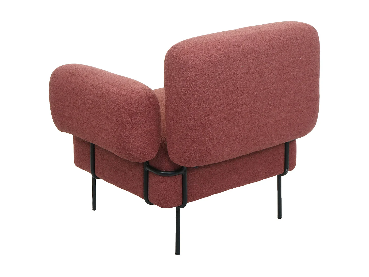 Loungefauteuil MCW-L83,  antiek roze