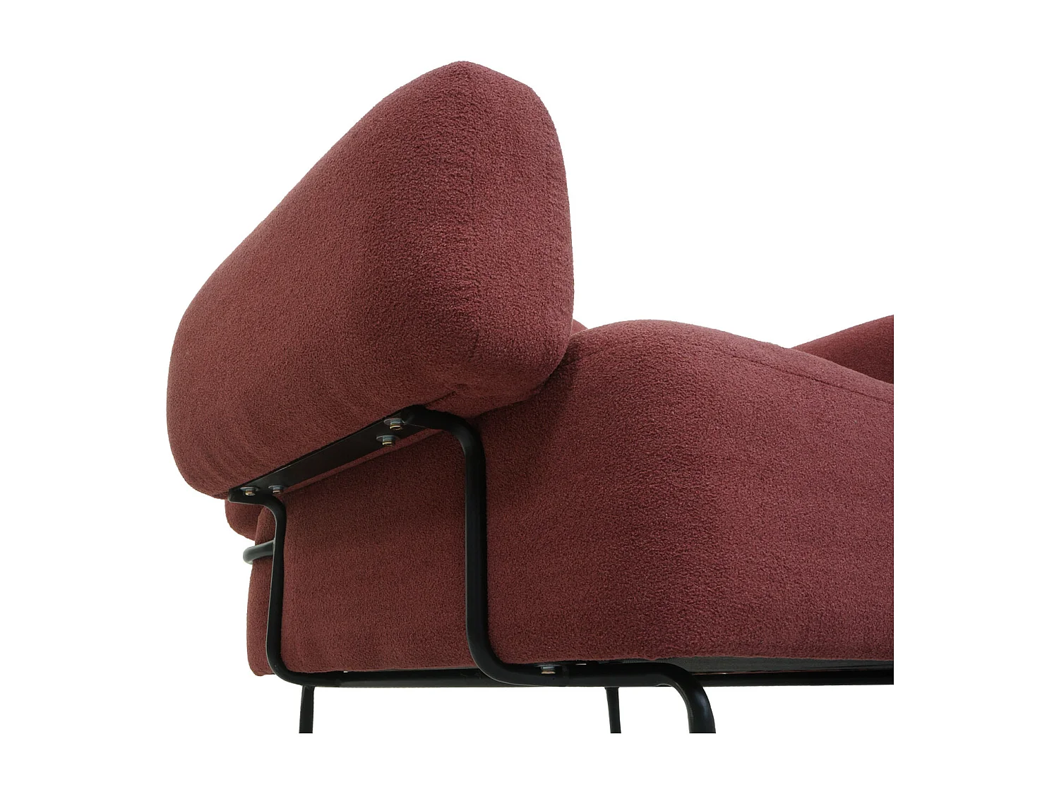 Fauteuil de salon MCW-L83,  vieux rose