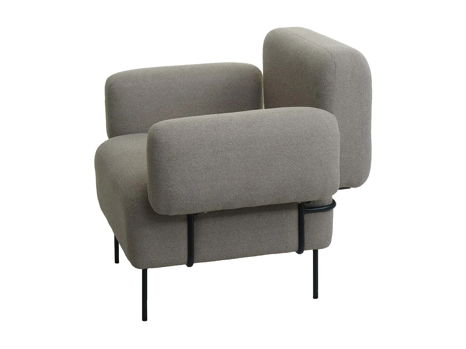 Loungefauteuil MCW-L83,  grijs