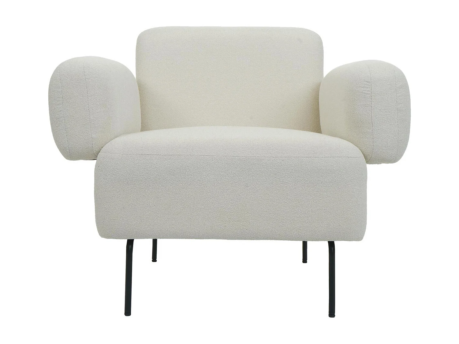 Loungefauteuil MCW-L83,  crème