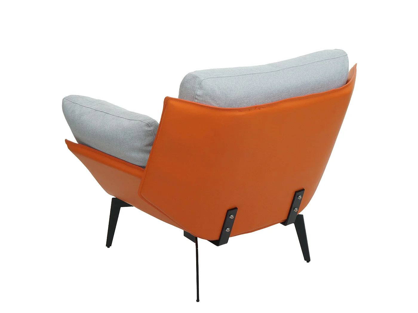 Fotel MCW-L82, fotel wypoczynkowy,  terakota