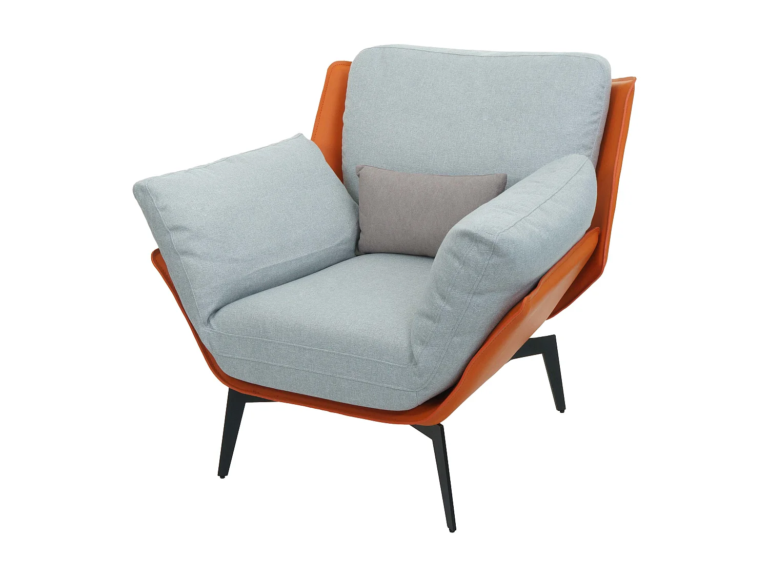 Fotel MCW-L82, fotel wypoczynkowy,  terakota