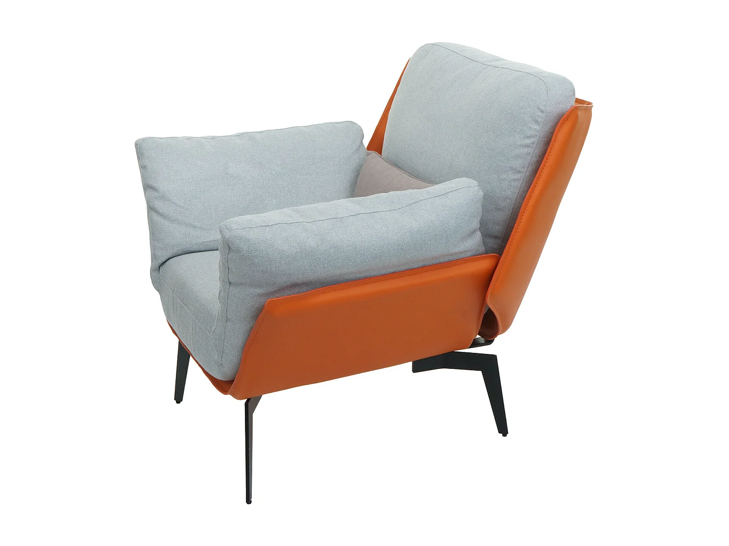 Fotel MCW-L82, fotel wypoczynkowy,  terakota