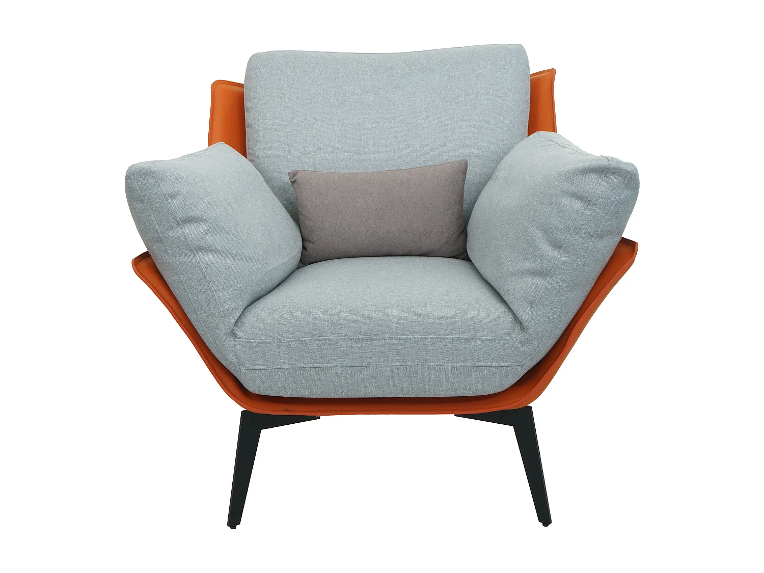 Fotel MCW-L82, fotel wypoczynkowy,  terakota