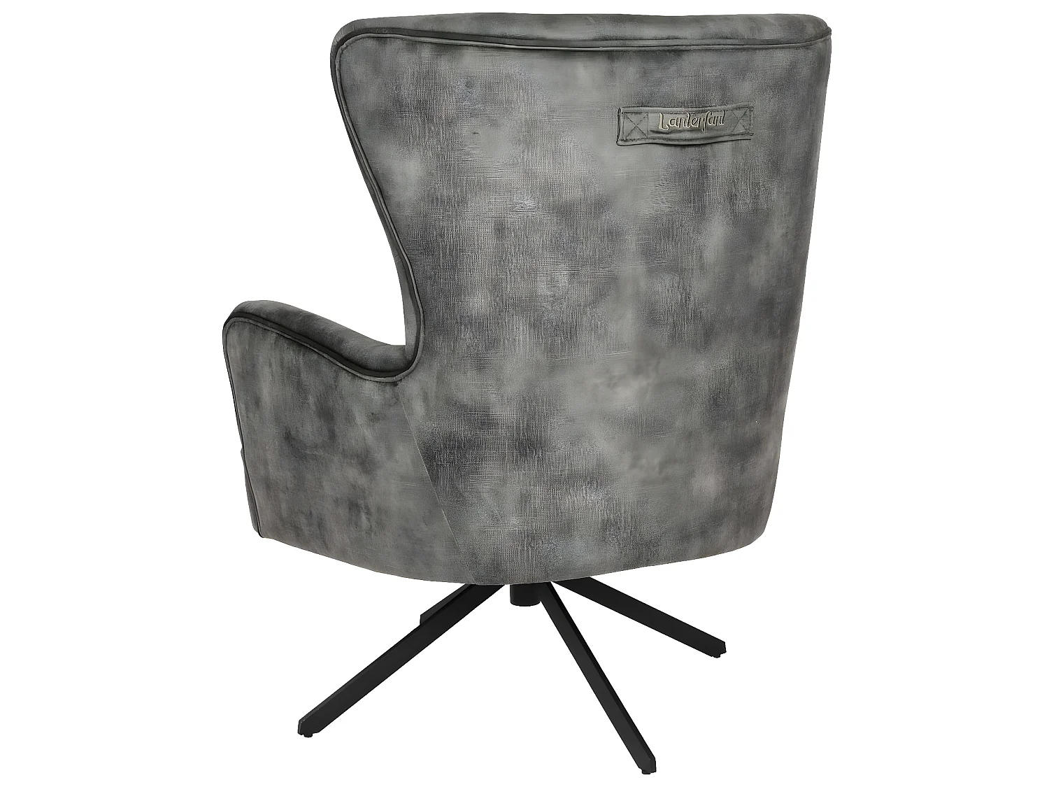 Fotel wypoczynkowy MCW-L63,  szaro-zielony