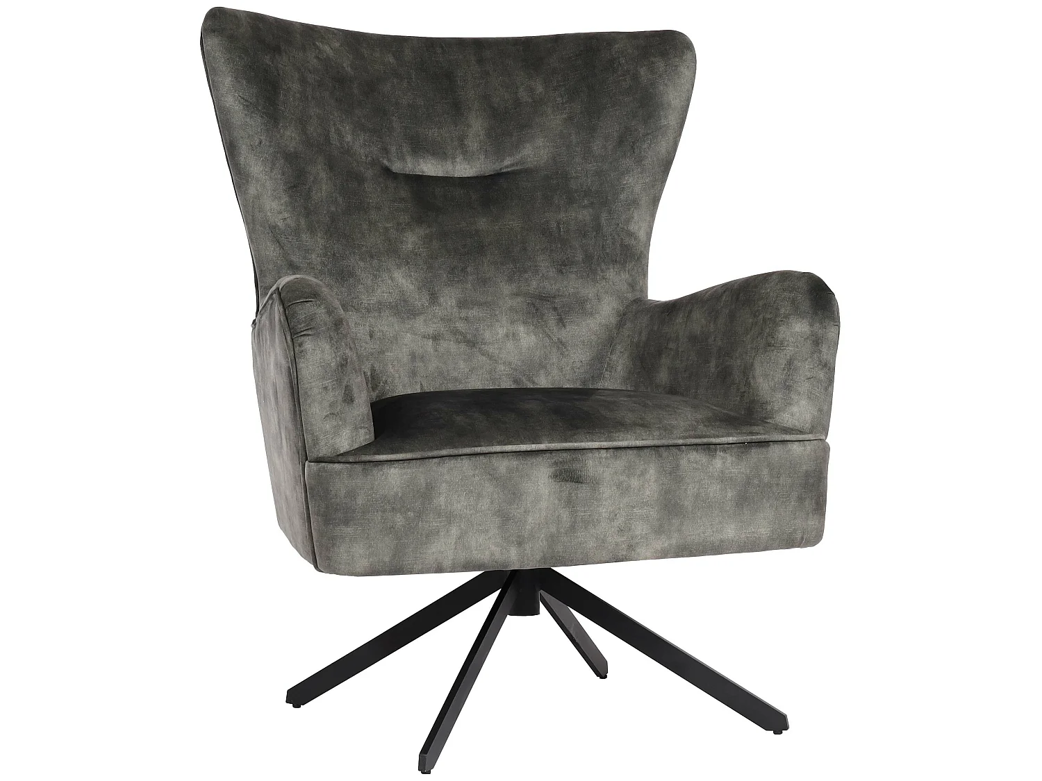 Lounge-Sessel MCW-L63, Grau-grün