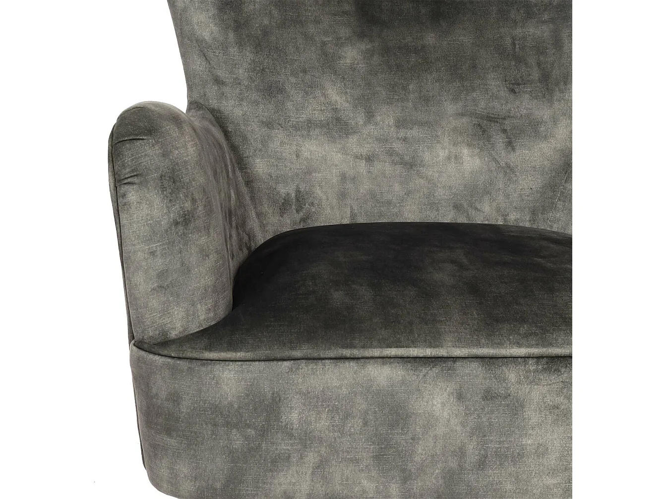 Lounge-Sessel MCW-L63, Grau-grün