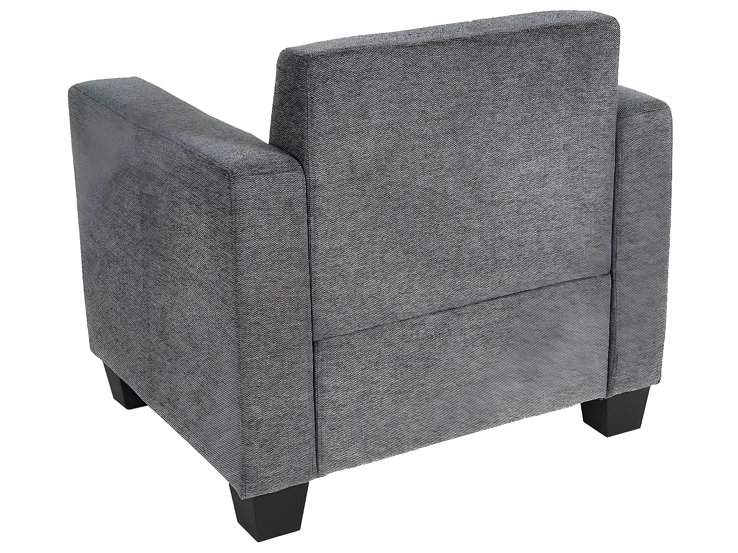 Fotel Moncalieri, tkanina/tekstylia,  szary