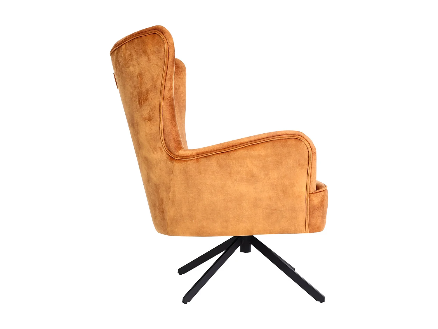 Fotel wypoczynkowy MCW-L63,  złoto-brązowy