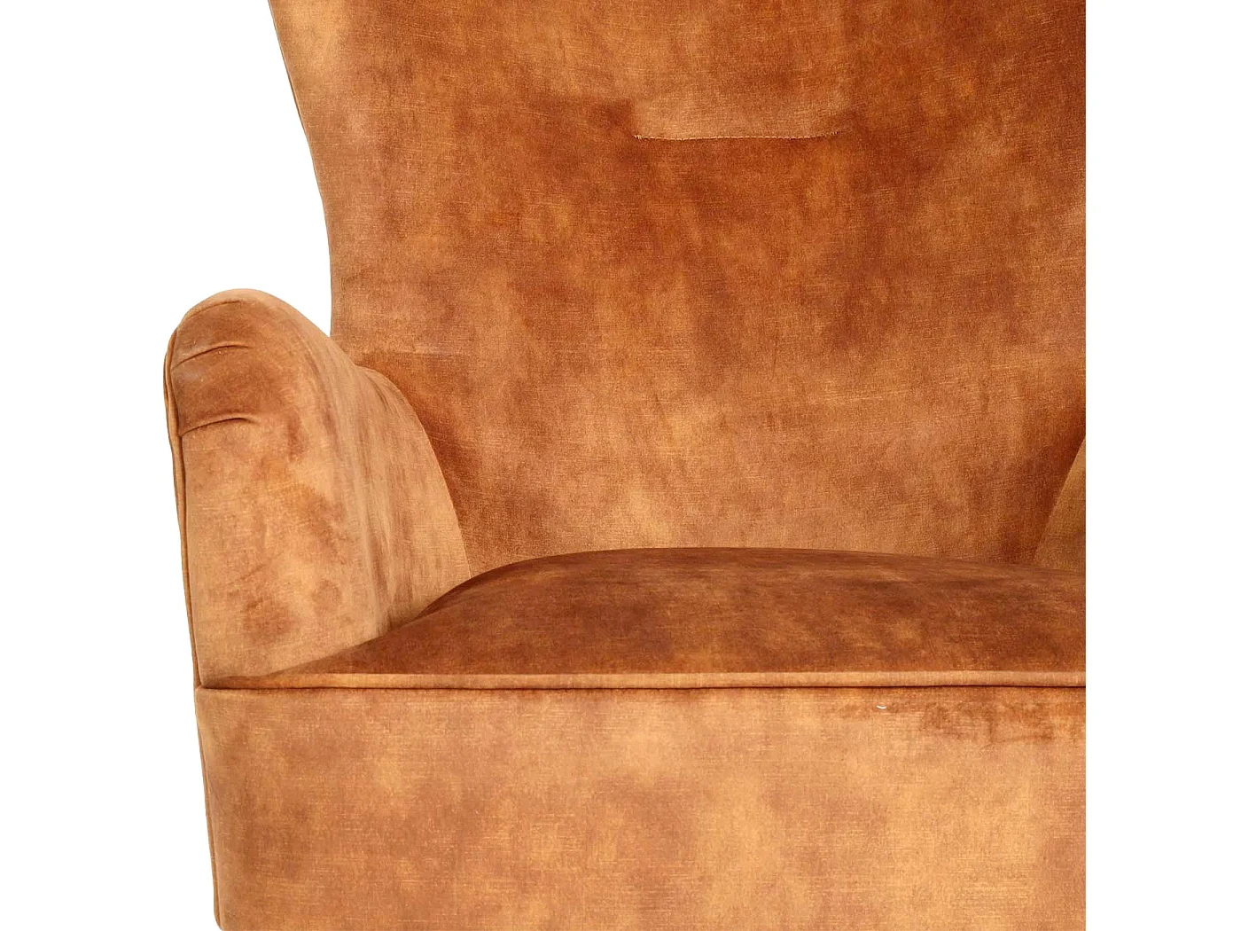 Fotel wypoczynkowy MCW-L63,  złoto-brązowy