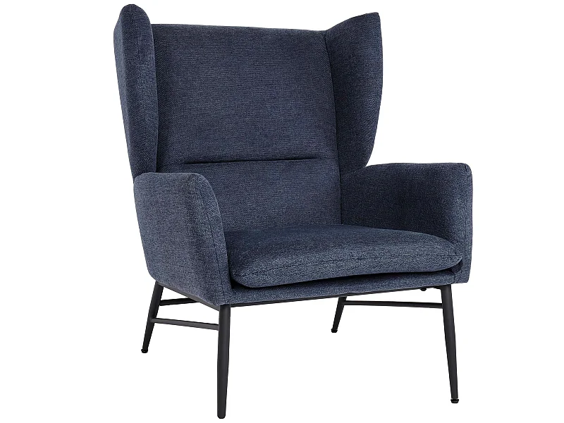 Fotel wypoczynkowy MCW-L62,  niebieski