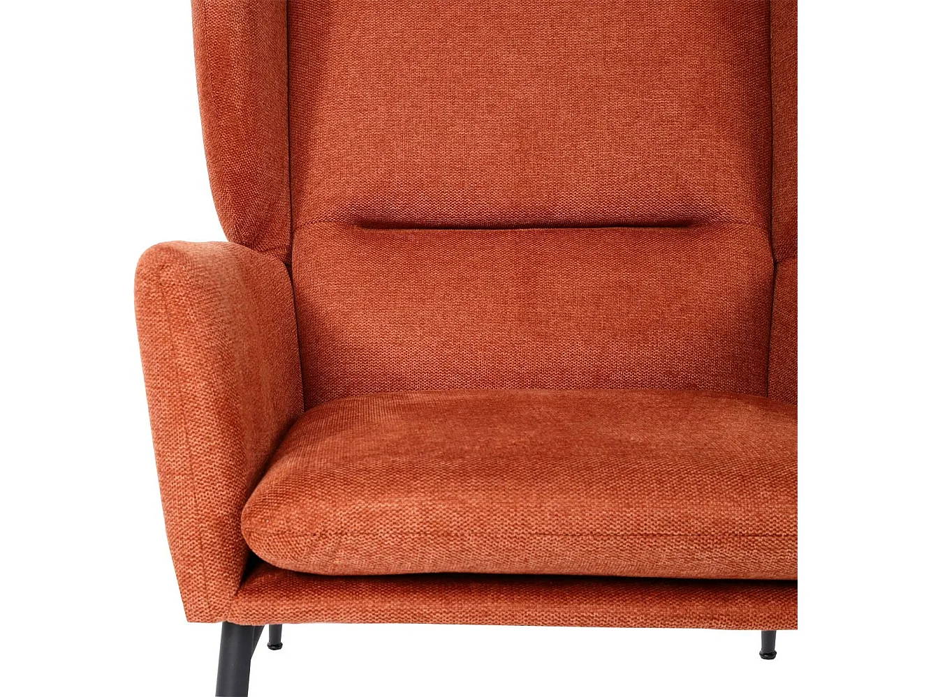 Poltrona relax elegante MCW-L62 Lounge tessuto~ arancione