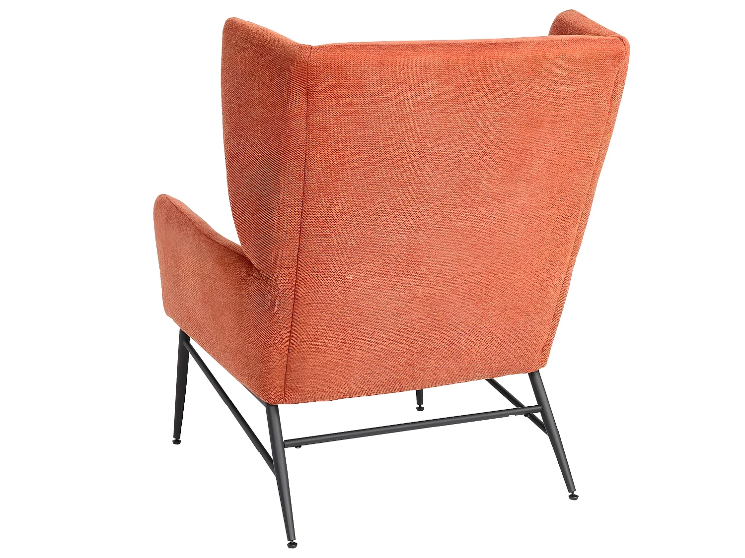 Poltrona relax elegante MCW-L62 Lounge tessuto~ arancione