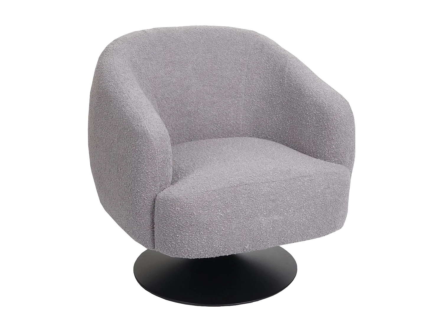 Fotel wypoczynkowy MCW-J76,  jasnoszary