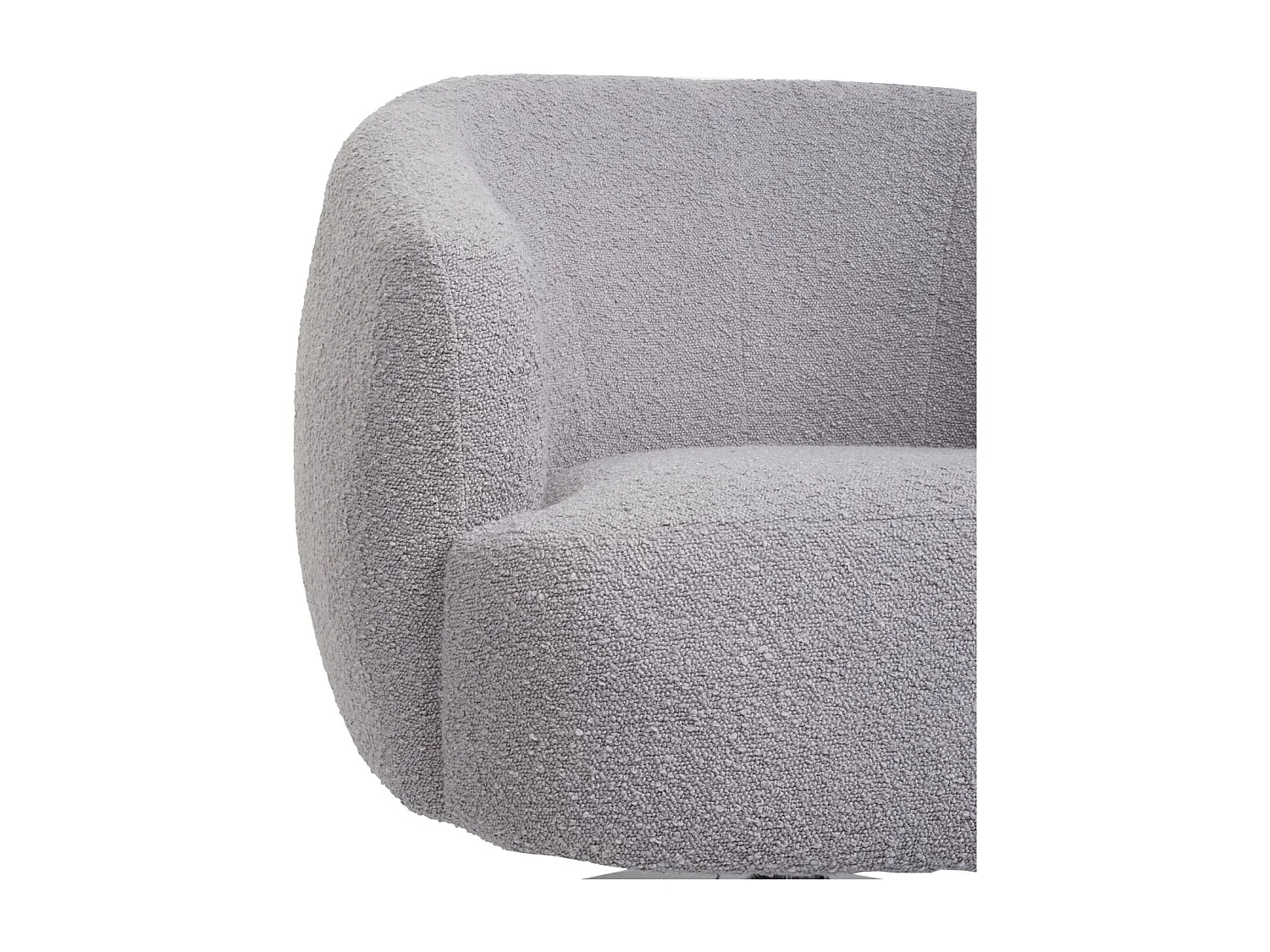 Fotel wypoczynkowy MCW-J76,  jasnoszary