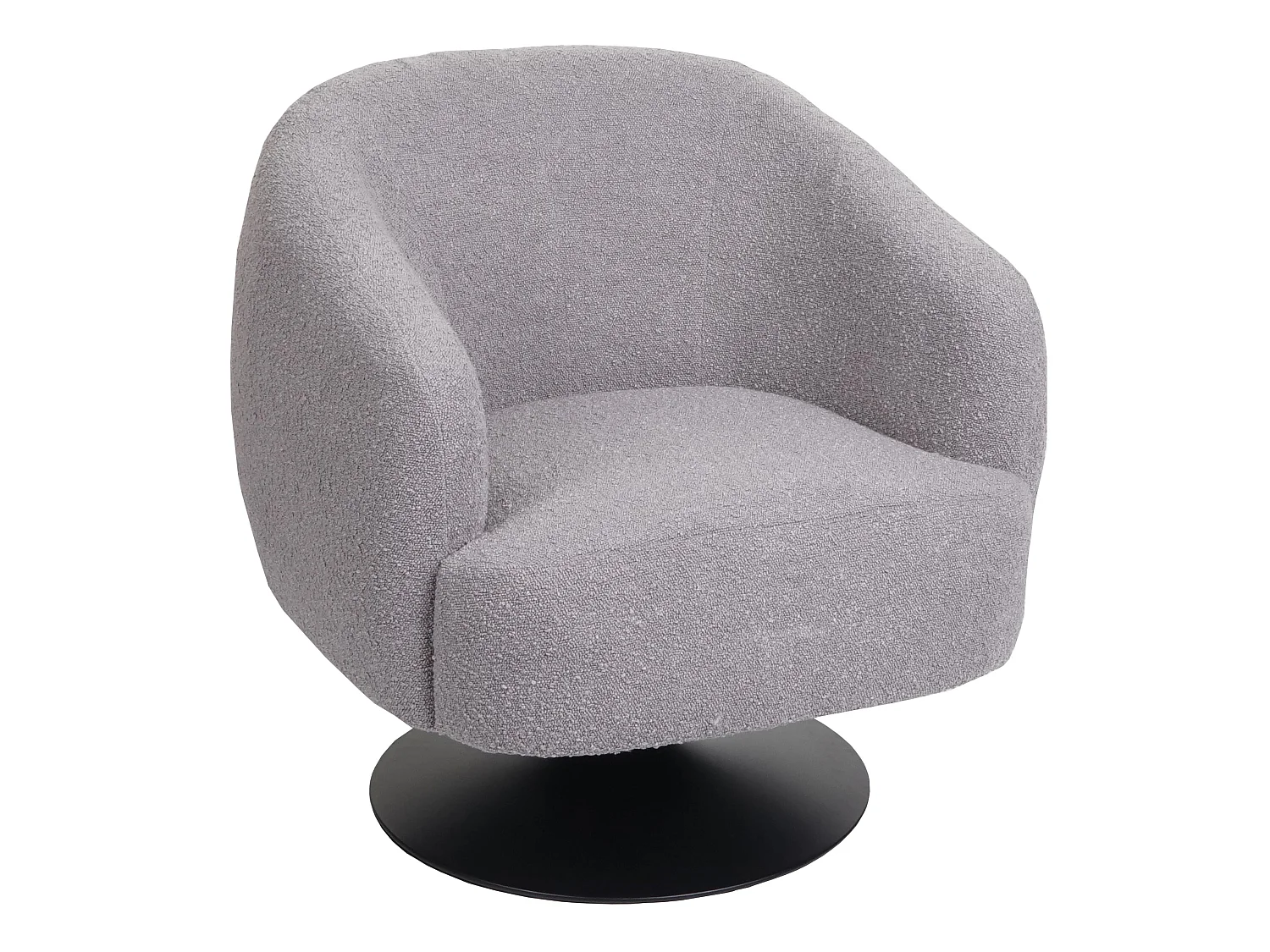 Fotel wypoczynkowy MCW-J76,  jasnoszary