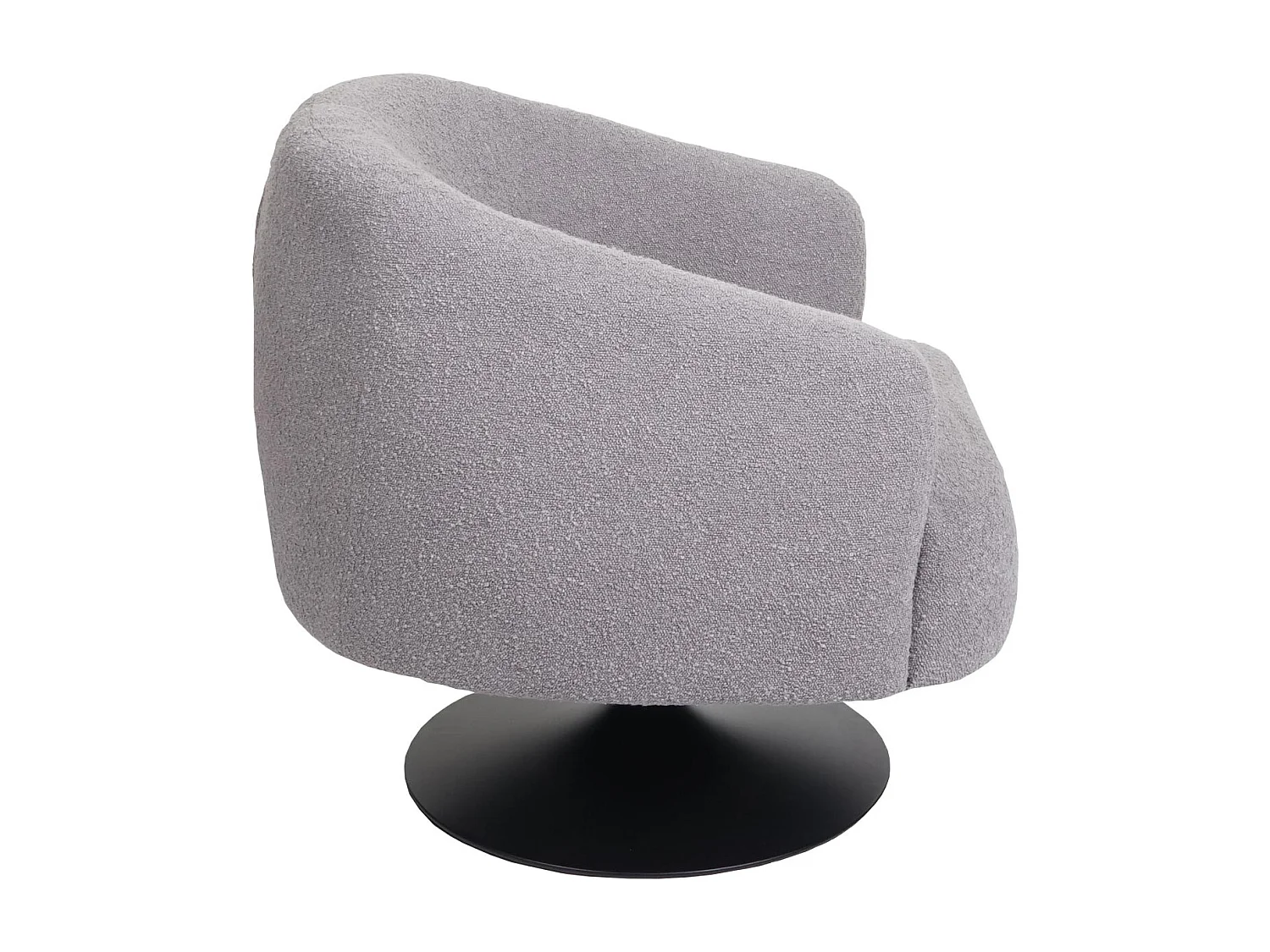 Fotel wypoczynkowy MCW-J76,  jasnoszary