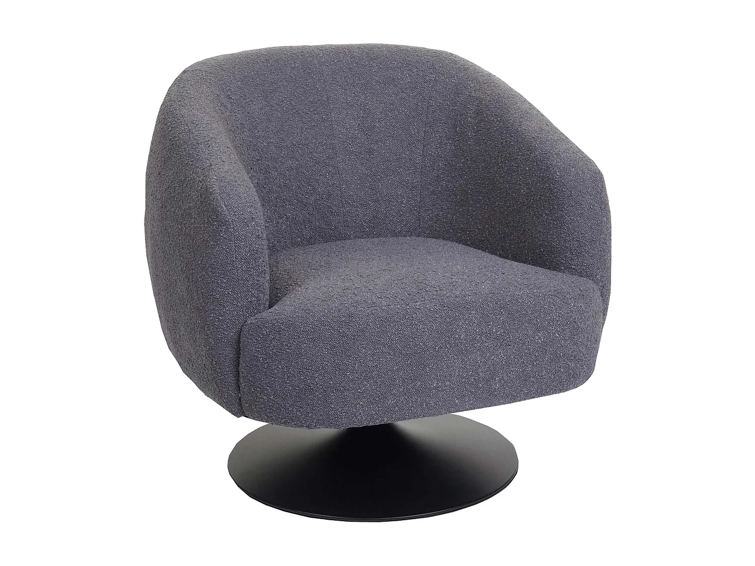 Fotel wypoczynkowy MCW-J76,  ciemnoszary