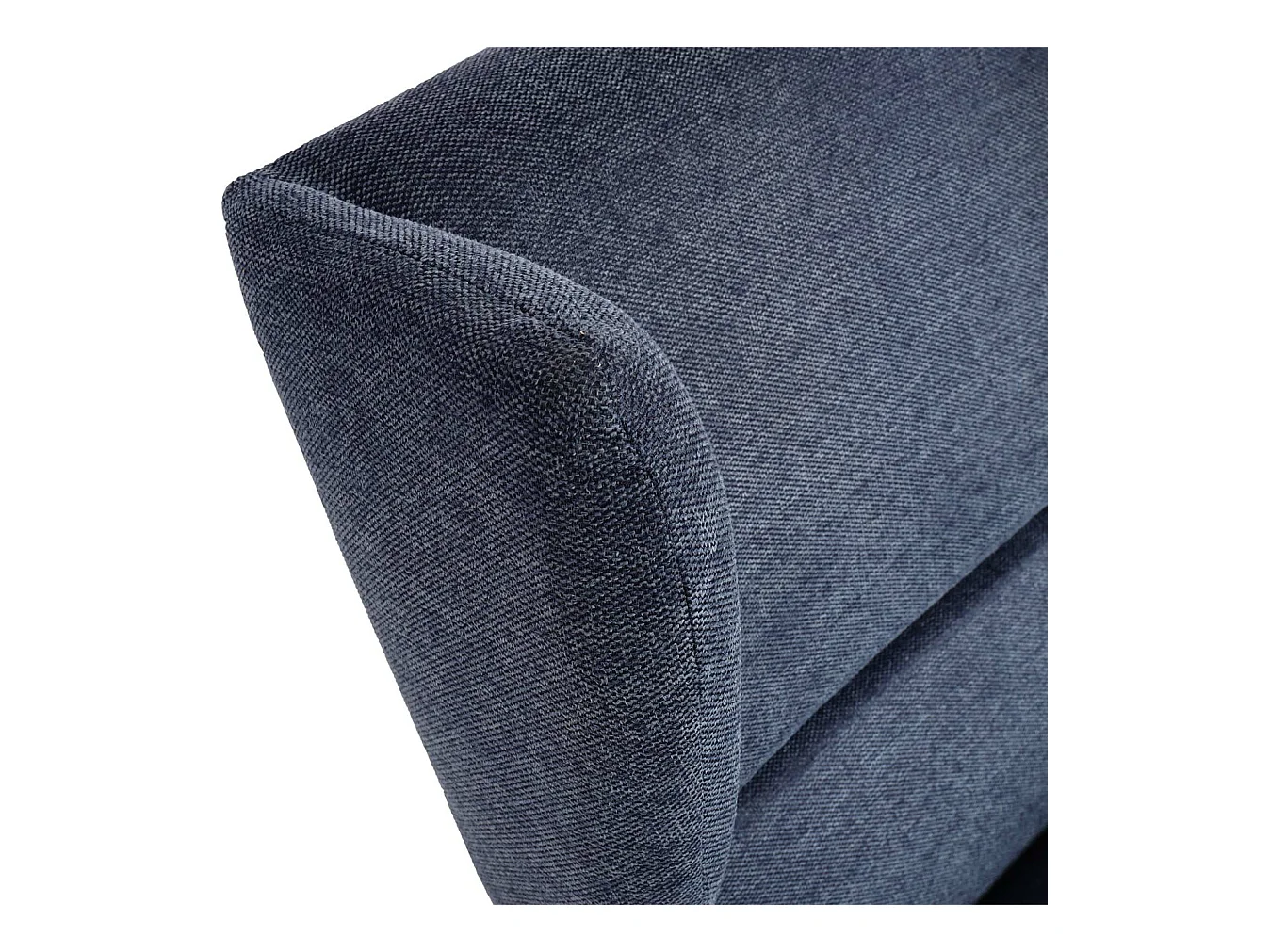 Fotel wypoczynkowy z otomaną MCW-L62,  niebieski