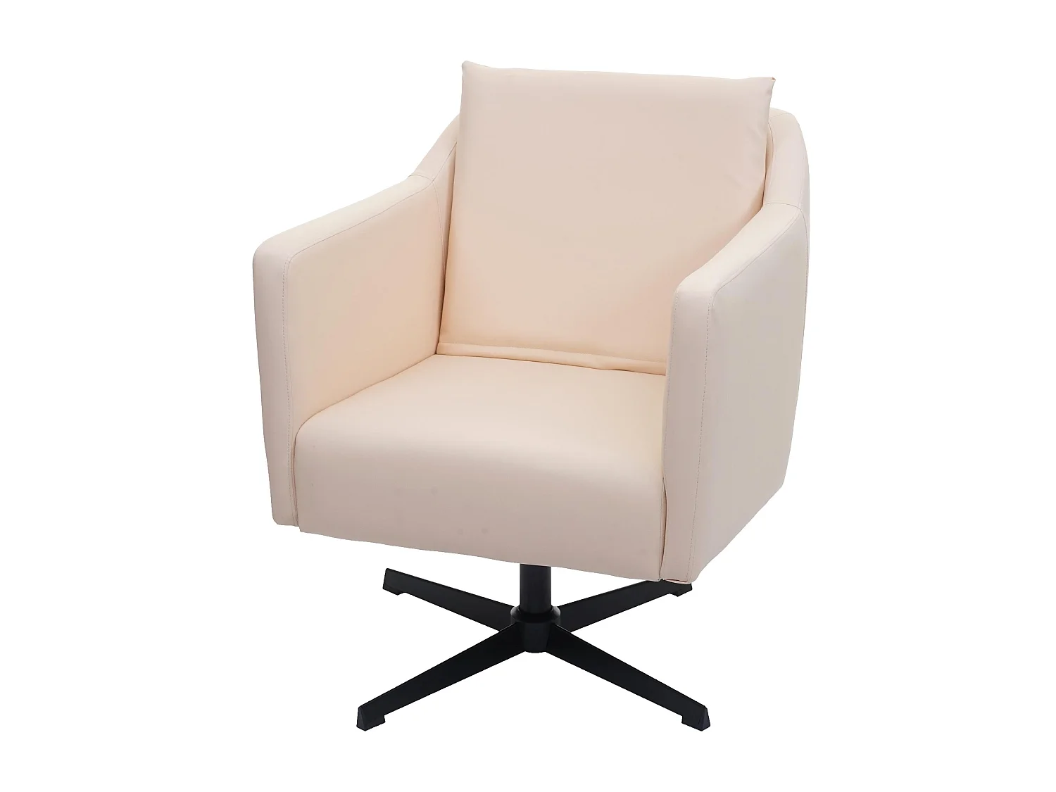 Relaxsessel MCW-H93b, Kunstleder creme-beige