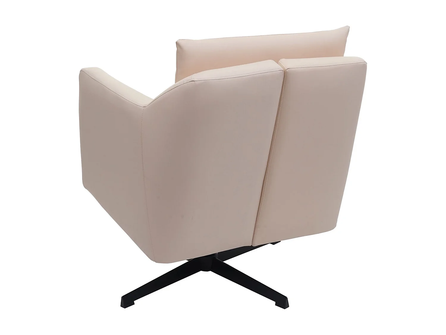 Relaxsessel MCW-H93b, Kunstleder creme-beige