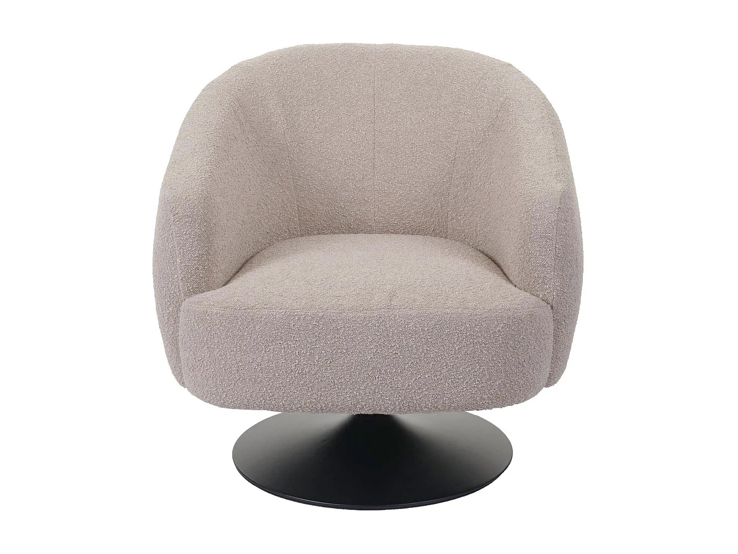 Fotel wypoczynkowy MCW-J76,  kremowo-beżowy