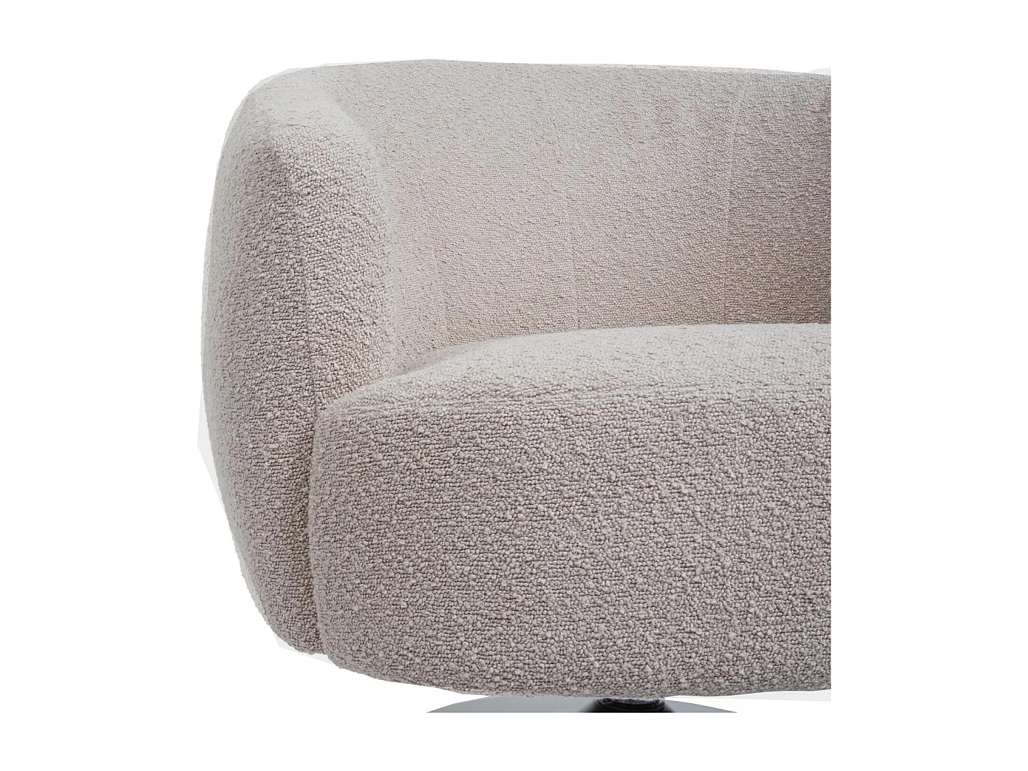 Fotel wypoczynkowy MCW-J76,  kremowo-beżowy