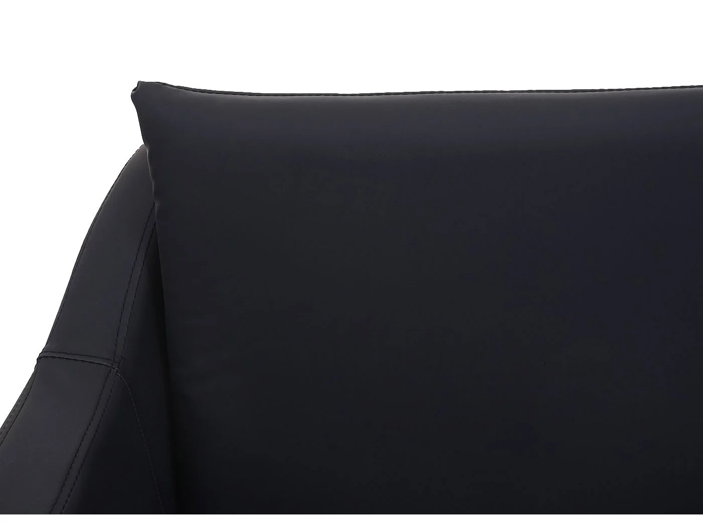 Relaxfauteuil MCW-H93b,  kunstleer zwart