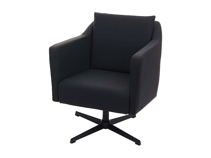 Relaxsessel MCW-H93b, Kunstleder schwarz