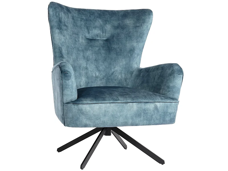 Lounge-Sessel MCW-L63, Petrol-blau