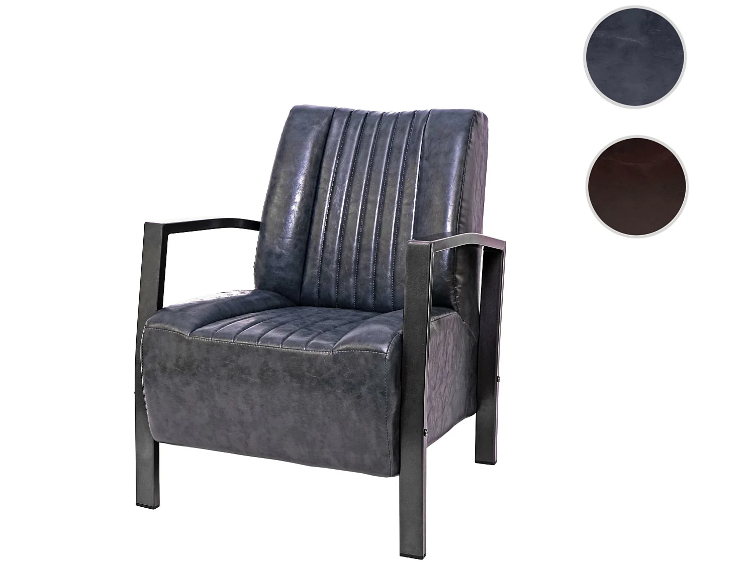 Relaxfauteuil MCW-H10,  vintage grijs