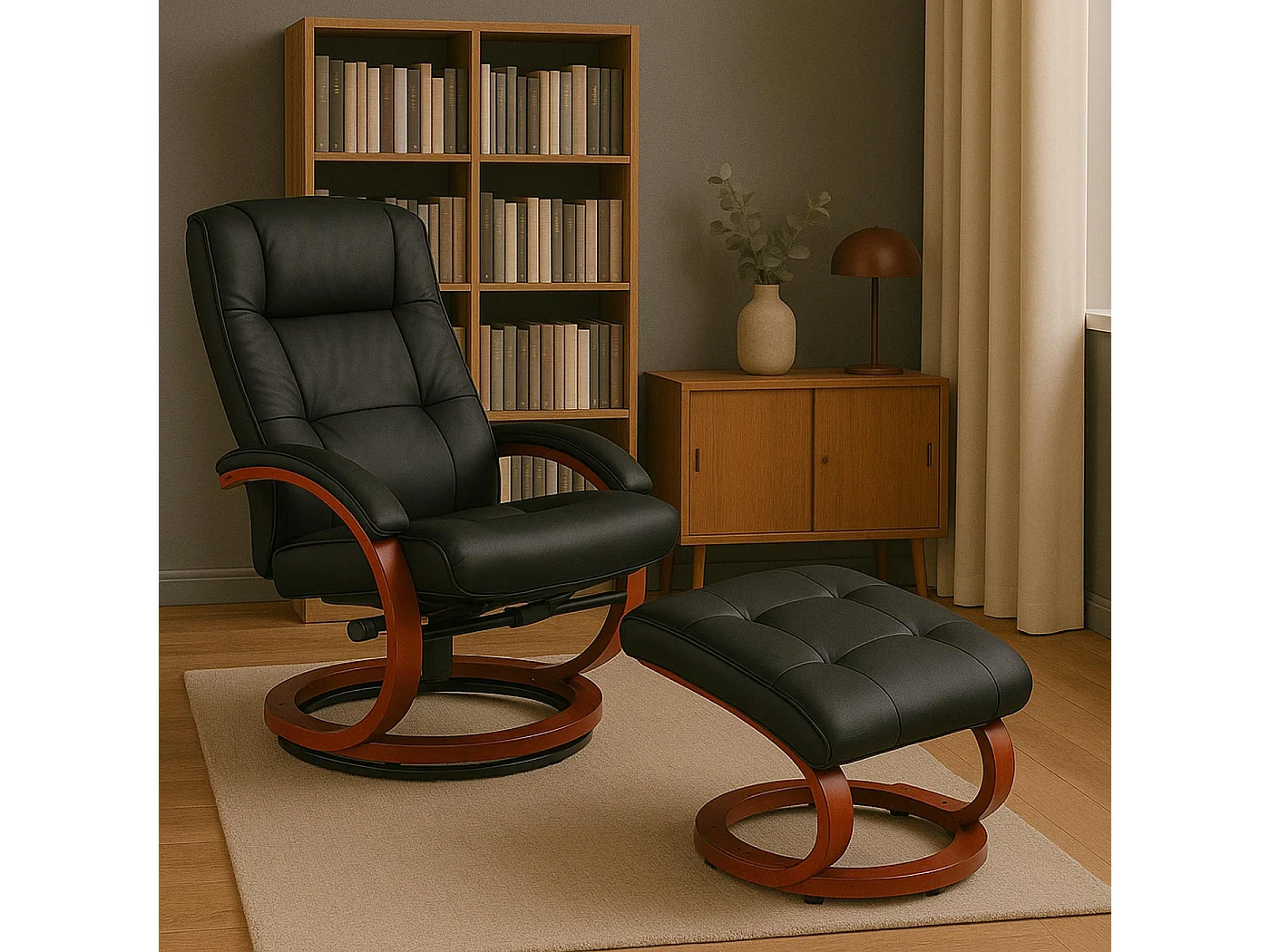 Relaxsessel Pescatori II Massagefunktion, Schwarz