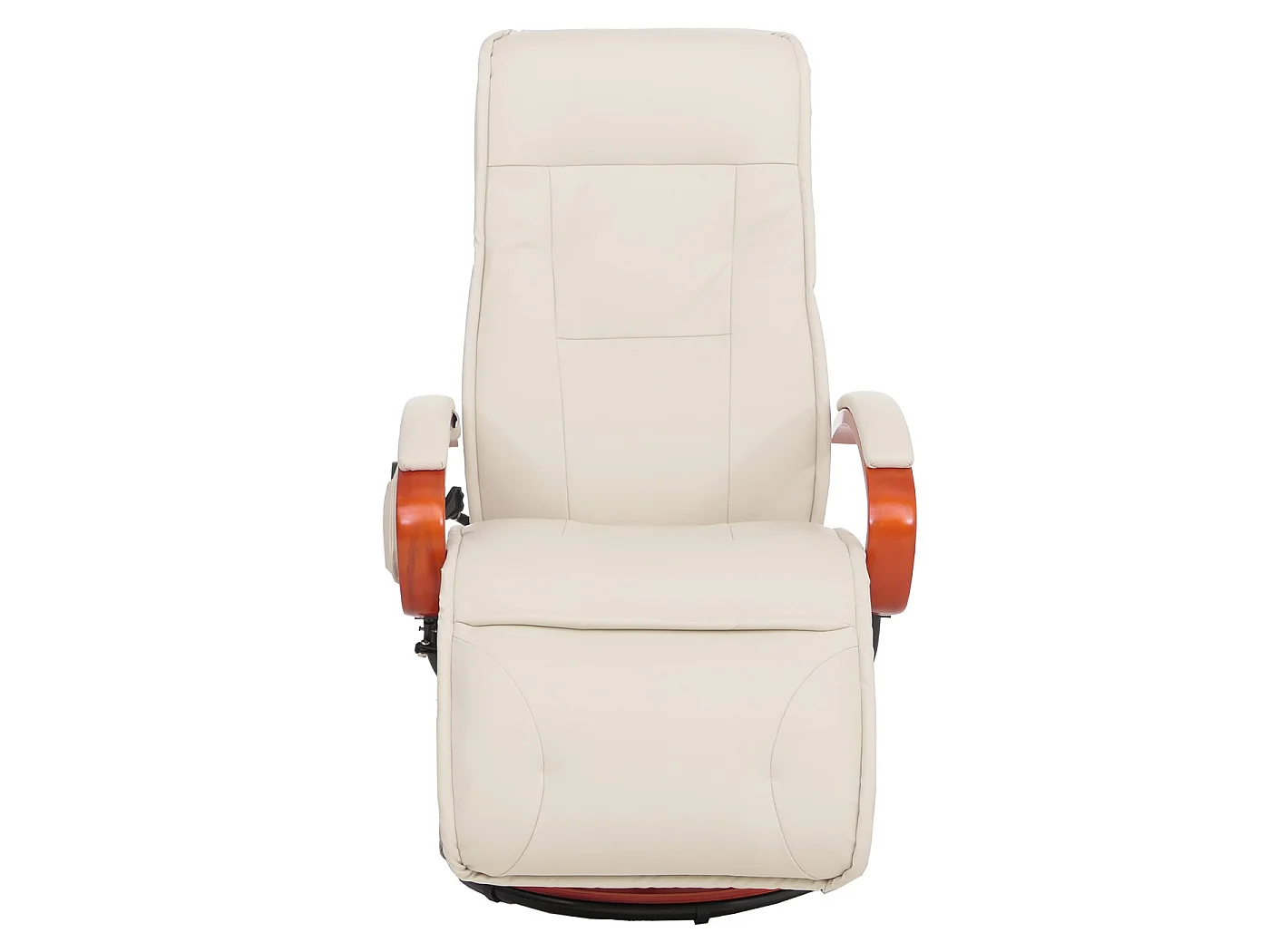 Relaxliege Terni II, Leder, creme