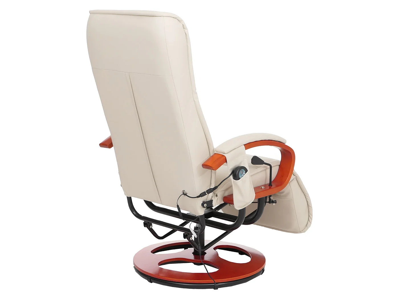 Relaxliege Terni II, Leder, creme