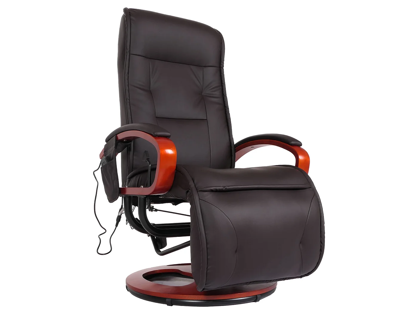 Relaxliege Terni II, Kunstleder, coffee