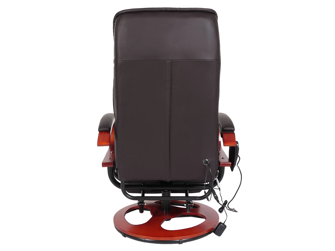 Relaxliege Terni II, Kunstleder, coffee