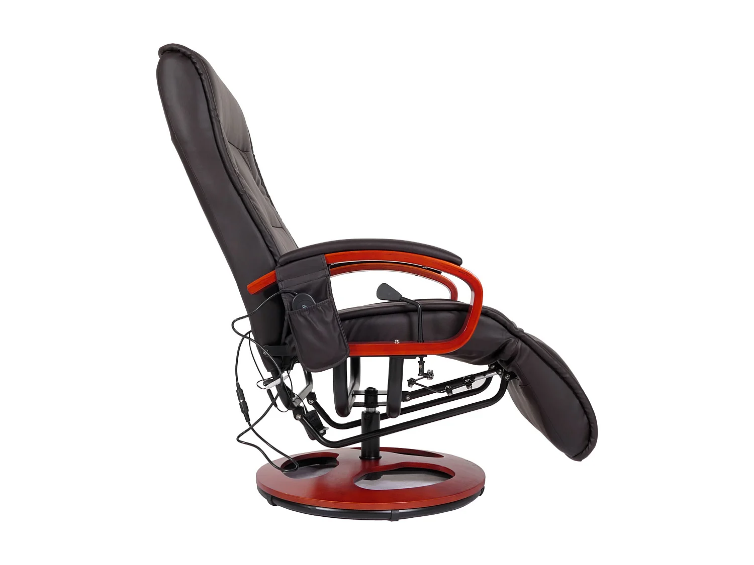 Relaxliege Terni II, Kunstleder, coffee