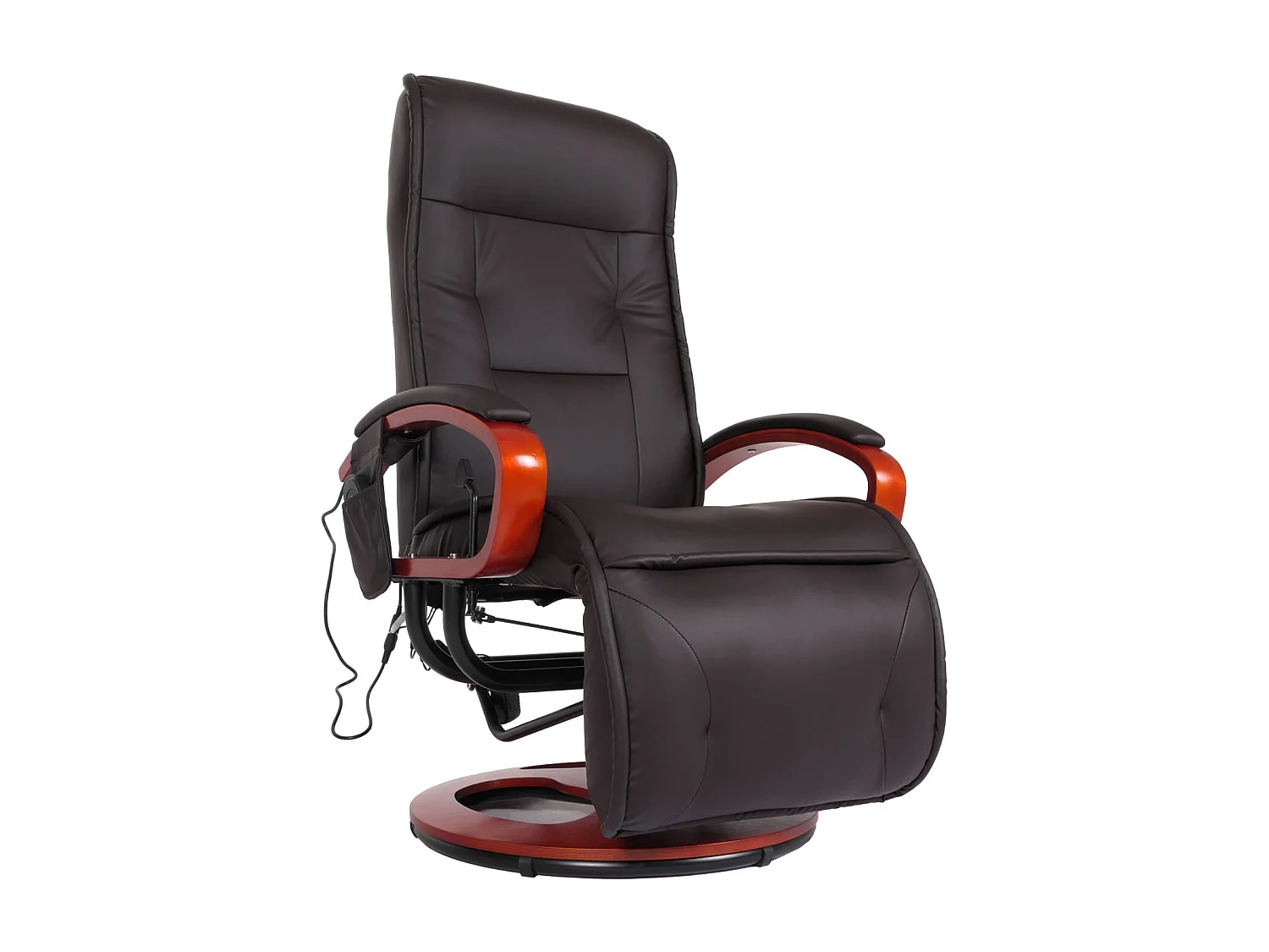 Relaxliege Terni II, Kunstleder, coffee