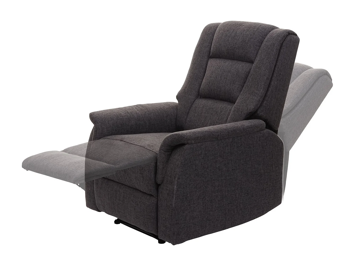 Relaxsessel MCW-F23, Grau inkl. Massage- und Wärmefunktion