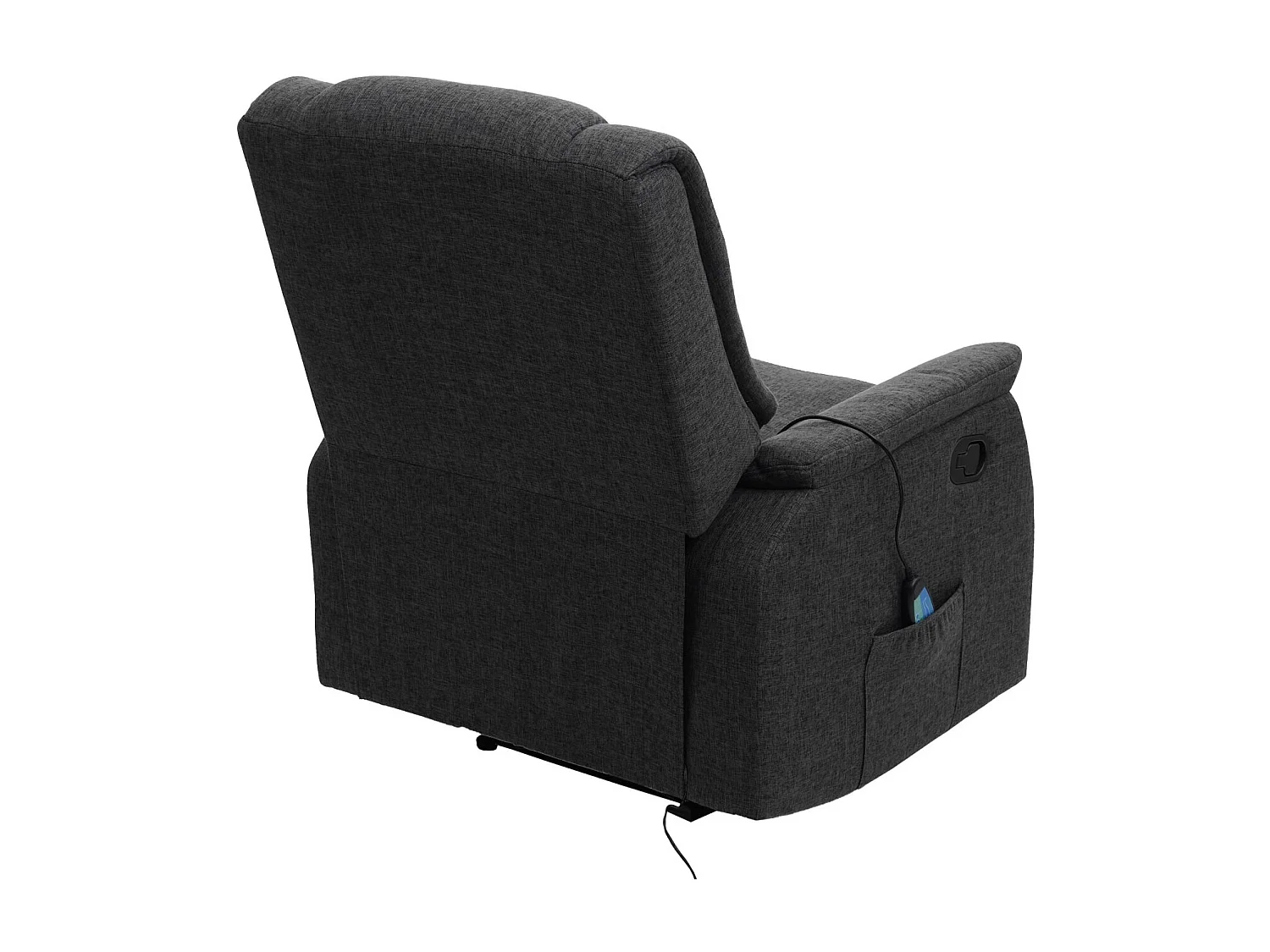 Relaxsessel MCW-F23, Grau inkl. Massage- und Wärmefunktion