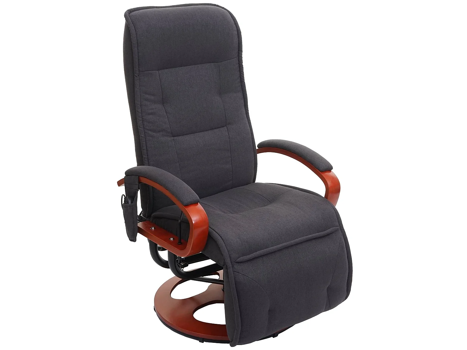 Relaxliege Terni II mit Massage, Dunkelgrau