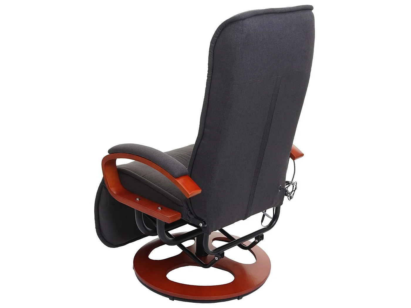 Relaxliege Terni II mit Massage, Dunkelgrau