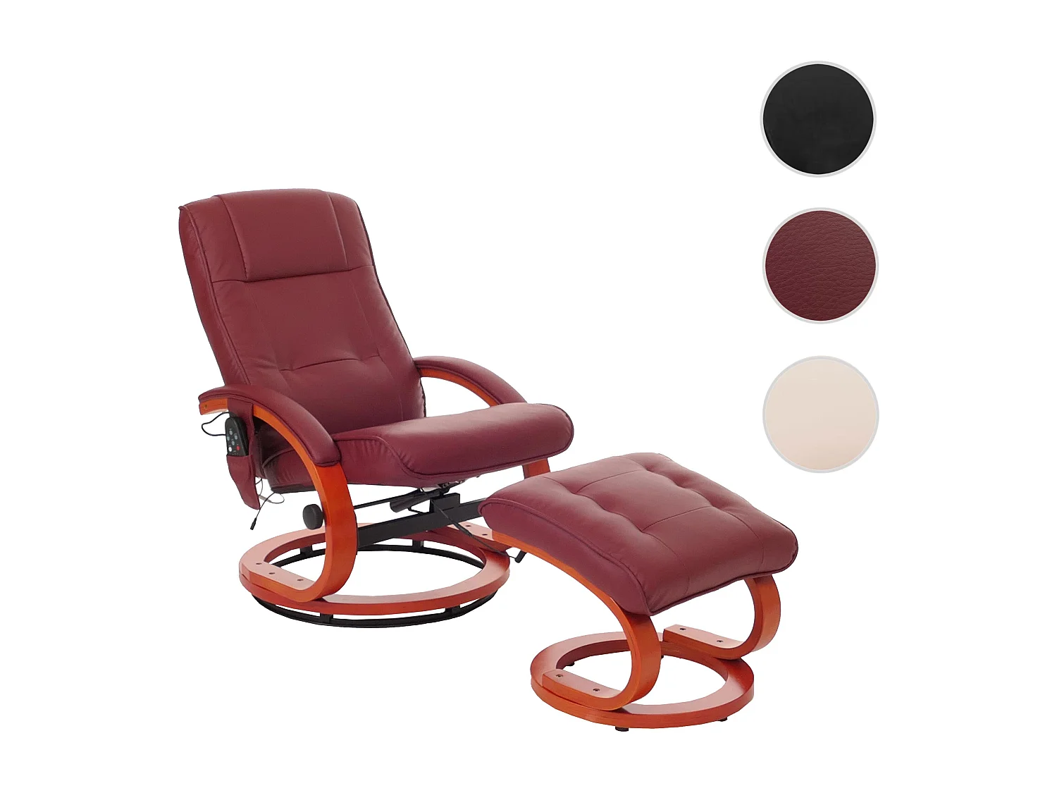 Relaxsessel Pescatori II Massagefunktion, Bordeaux