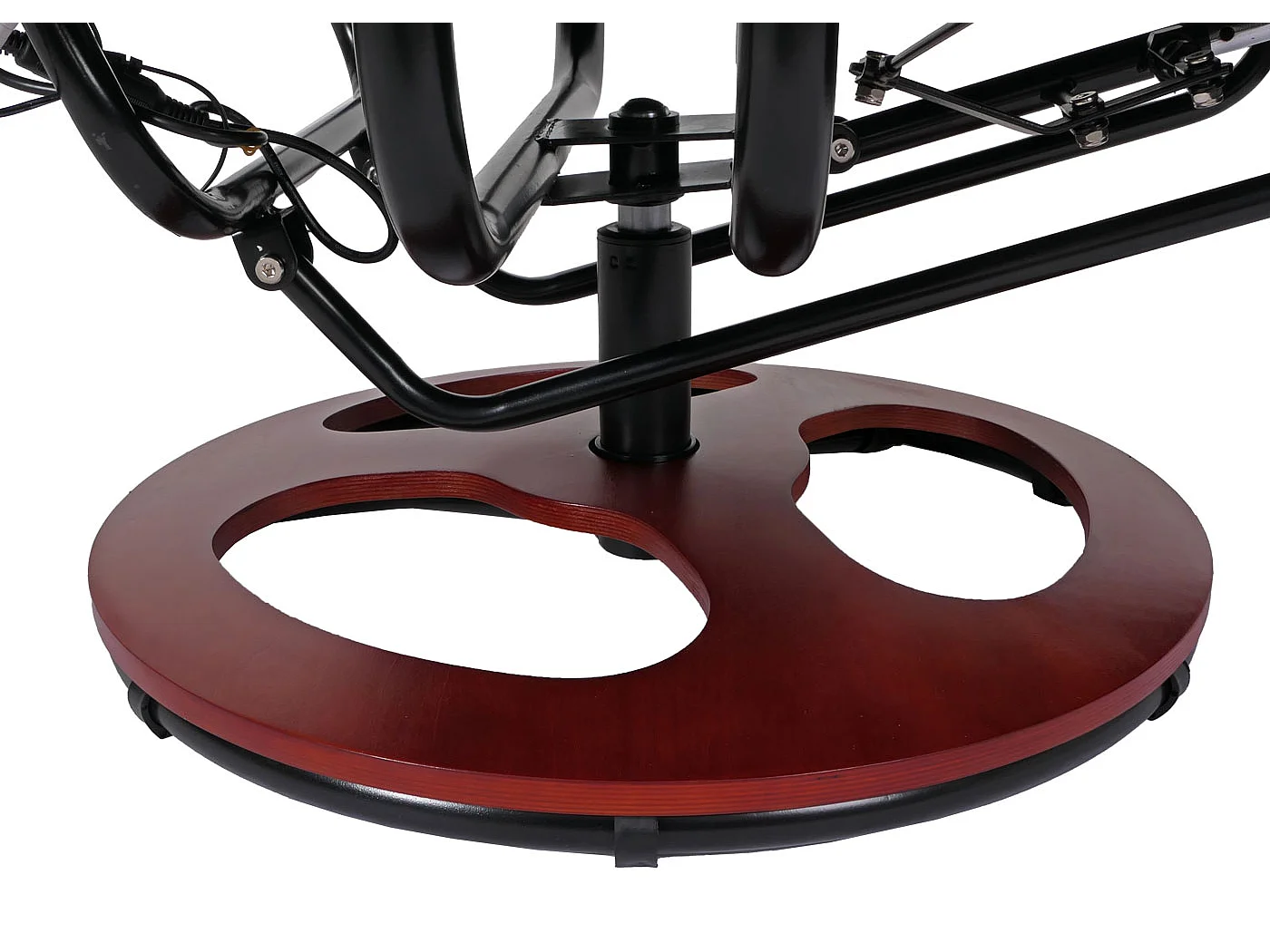 Relaxliege Terni II, Leder, schwarz