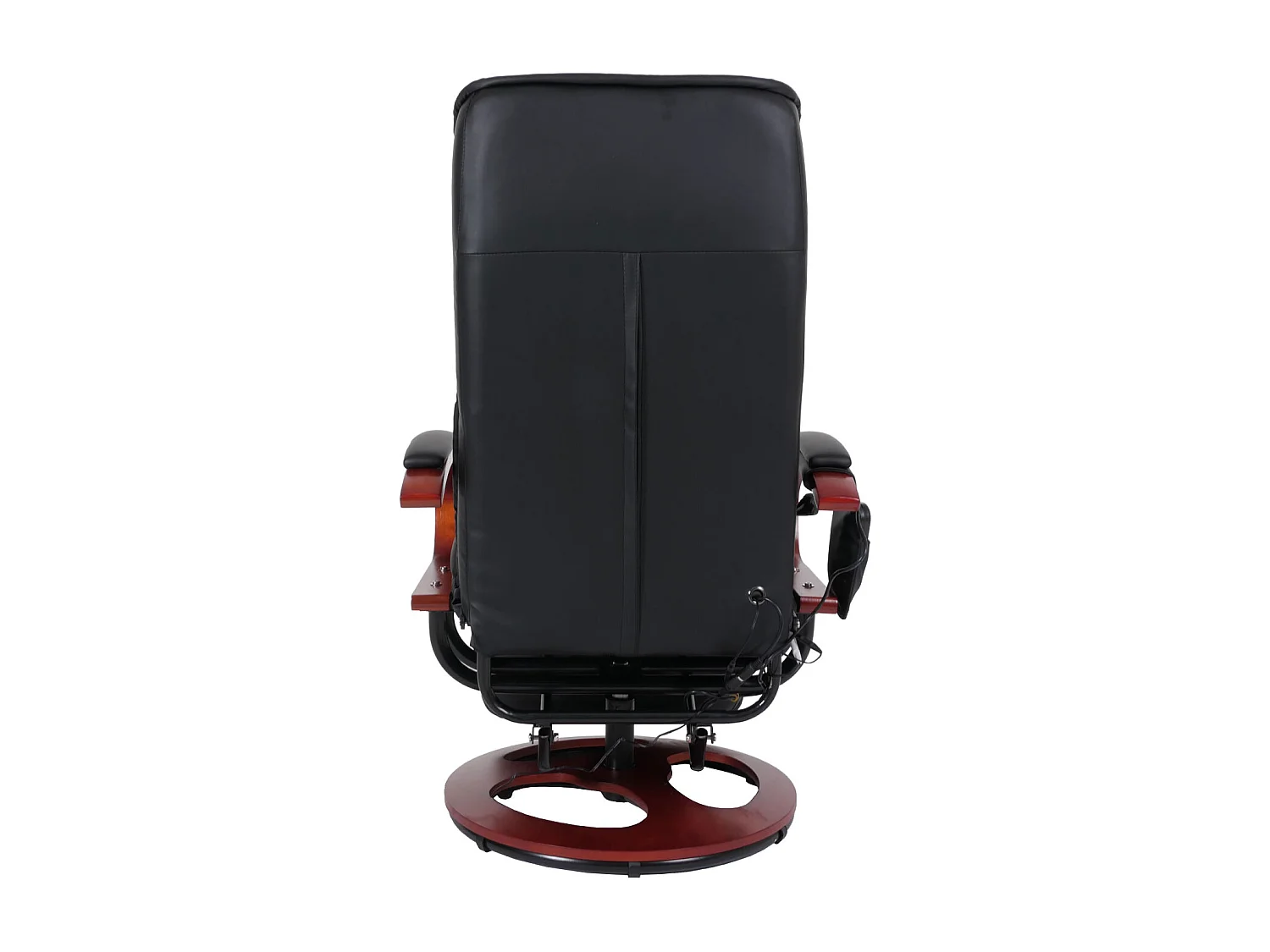 Relaxliege Terni II, Leder, schwarz