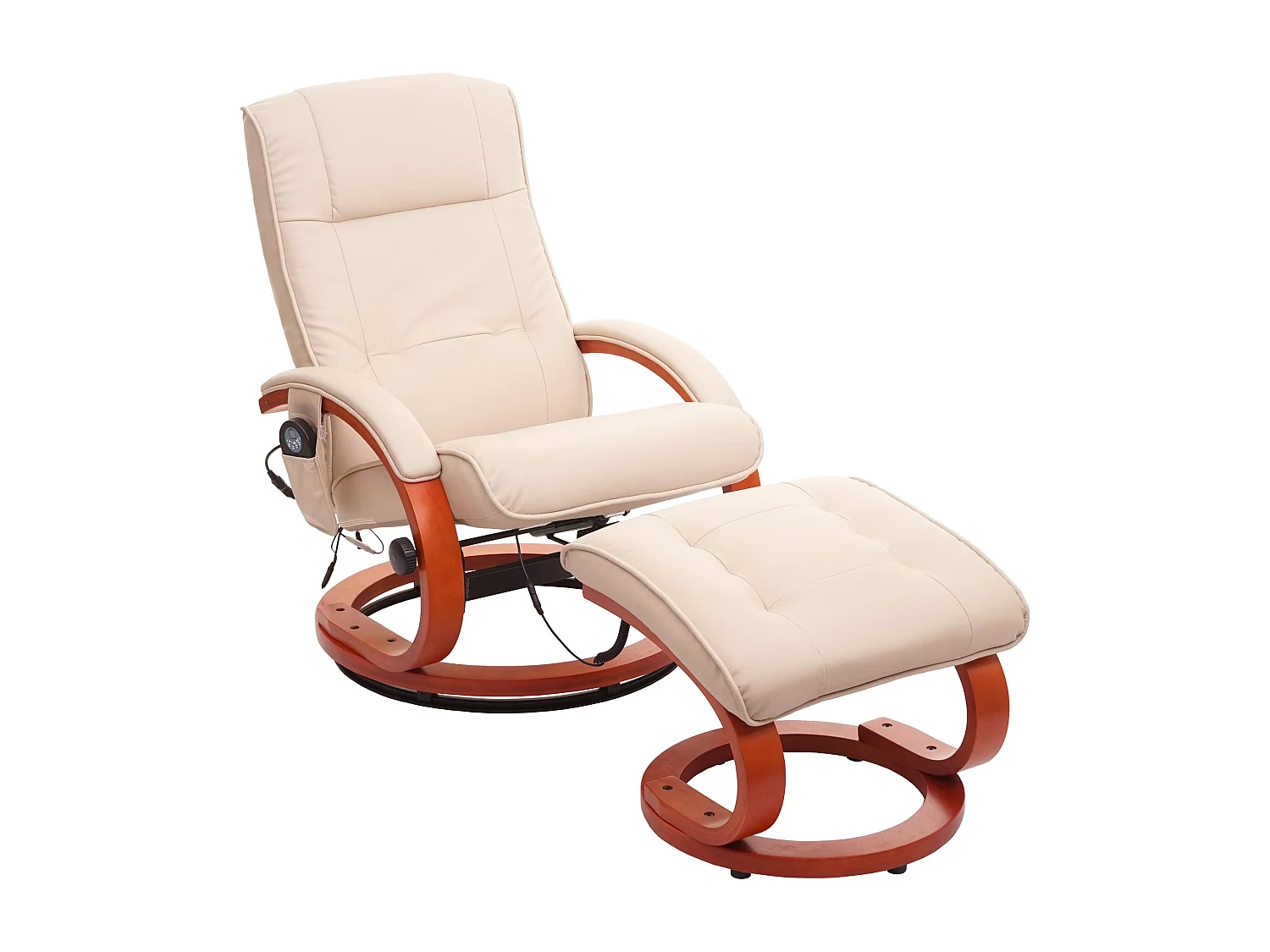 Relaxsessel Pescatori II Massagefunktion, Weiß/creme