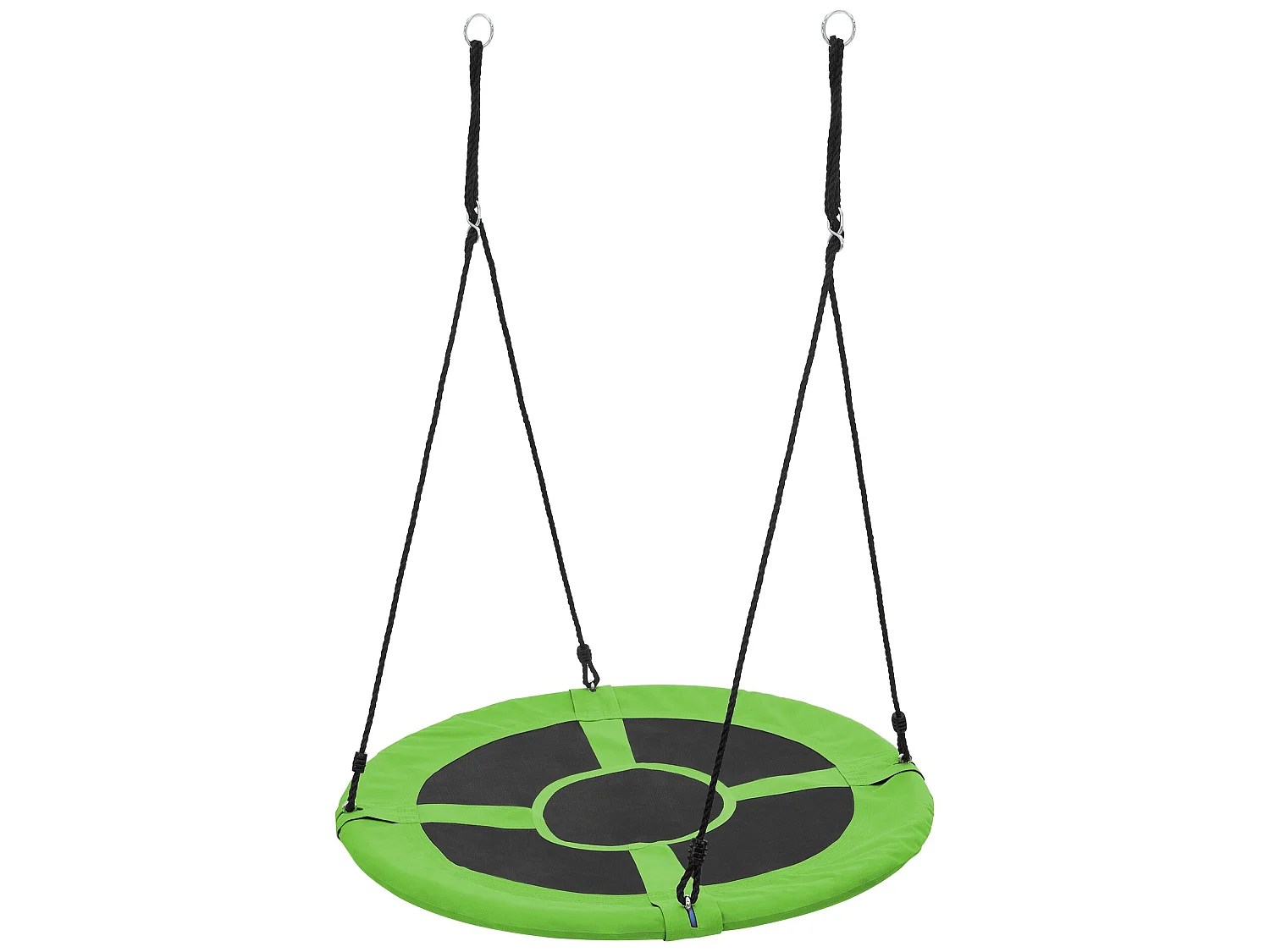 Altalena a nido da giardino Ø100 verde per bambini adulti swing interno esterno