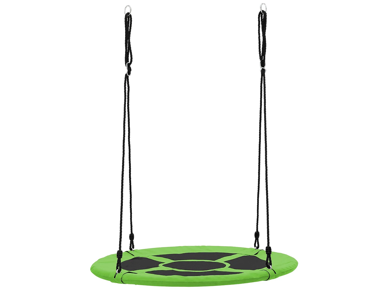 Altalena a nido da giardino Ø100 verde per bambini adulti swing interno esterno