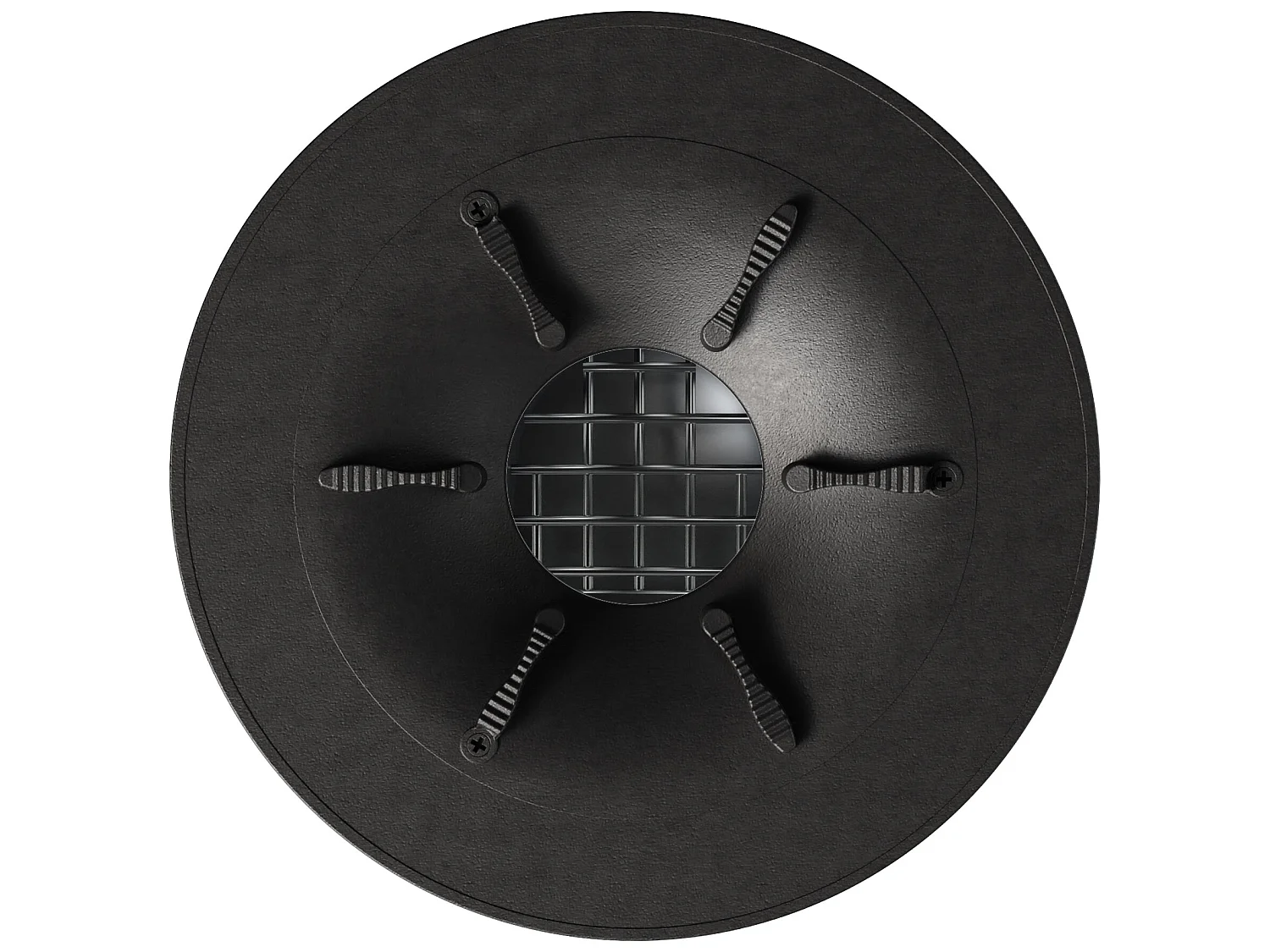 Four à fusée BBQ avec poêle en fonte grill acier noir camping +sac de transport