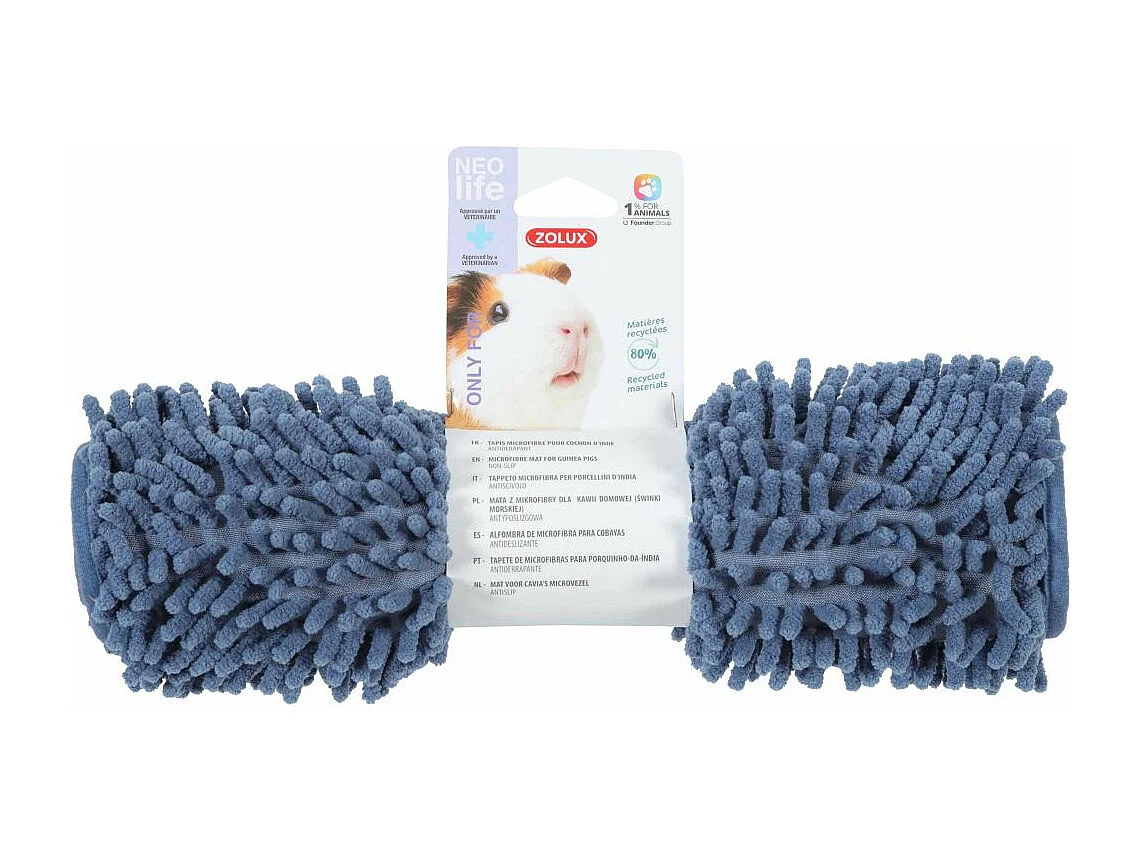 Tapis en microfibre pour cochon d'inde Neolife 45 x 29 cm